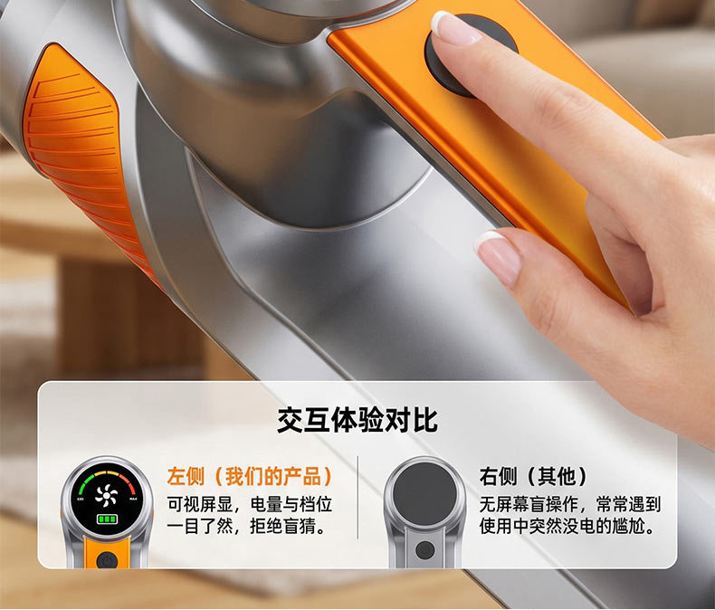 2027 New Model Car Vacuum Cleaner with Super Powerful Suction, Portable Small Wireless Vacuum for Car and Home Use