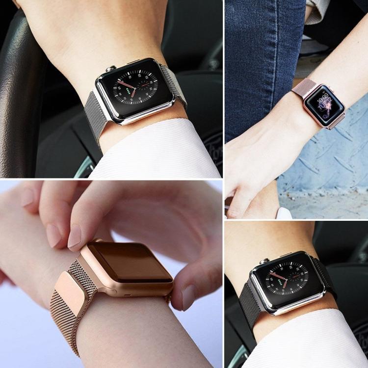 xDfind Milannis Retro-loop Brazalete de metal magnético para Apple Watch 42mm / 41mm / 40mm / 38mm