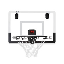 跨境儿童透明计分可扣篮篮球板壁挂式免打孔挂门室内计数器篮球架