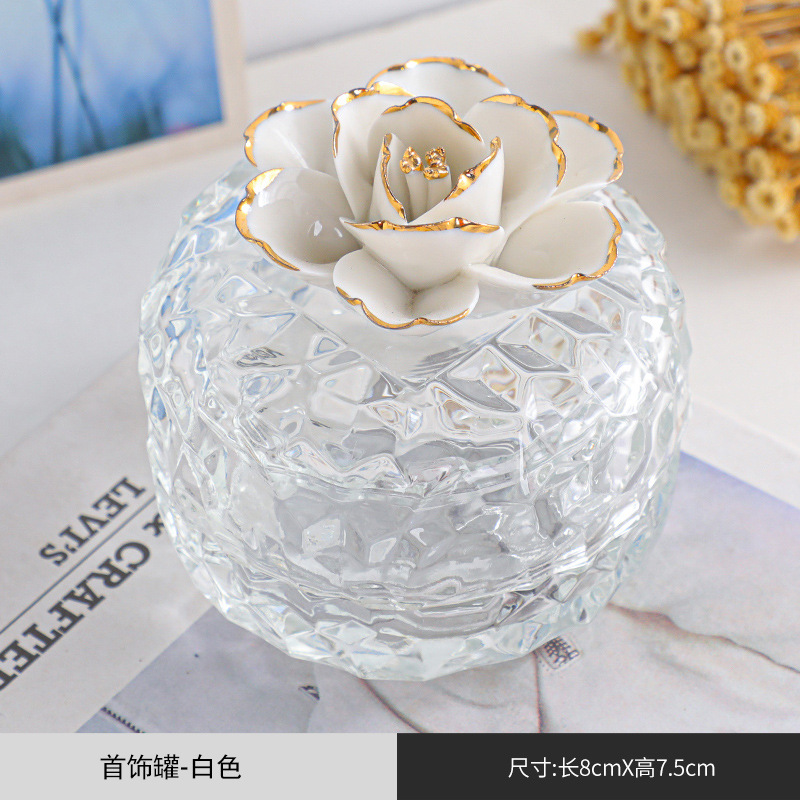 Gesang flor patrón de diamante (blanco)