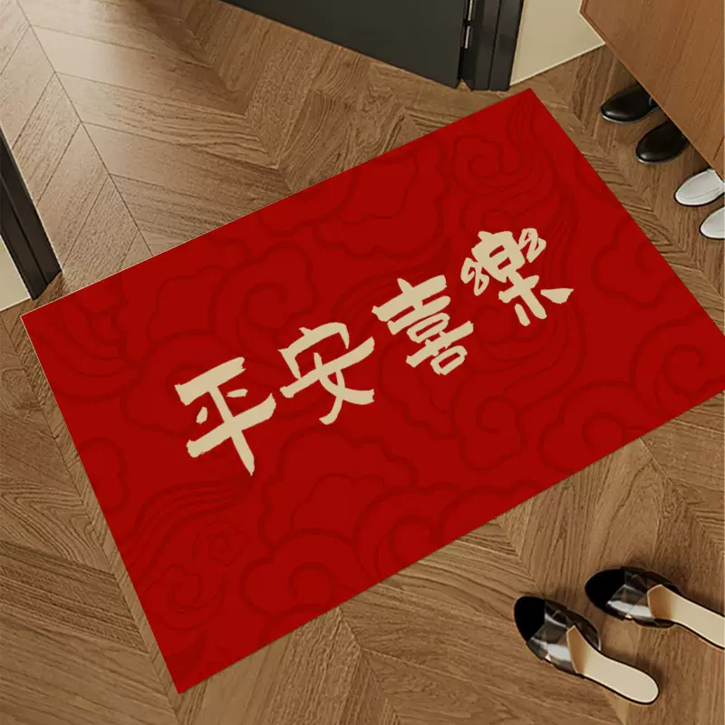 2026年马年新年地垫防滑硅藻泥脚垫吸水垫铺地门外进门入户门地垫