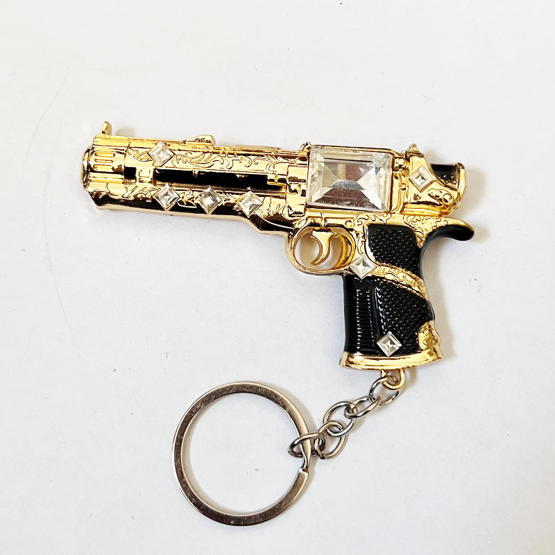 和平吃鸡游戏周边传世武器模型苏尔南之心手枪玩具合金摆件钥匙扣|undefined