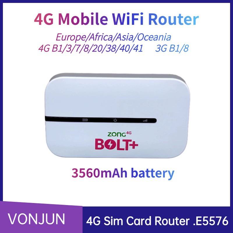Маршрутизатор E5576 4G, беспроводная карта, модуль, мобильный маршрутизатор Wi-Fi LTE, аккумулятор 3000 mAh