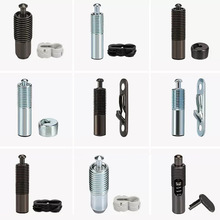 隐形滑扣无孔二合一层板连接件家具扣件木工橱柜衣柜家具五金配件