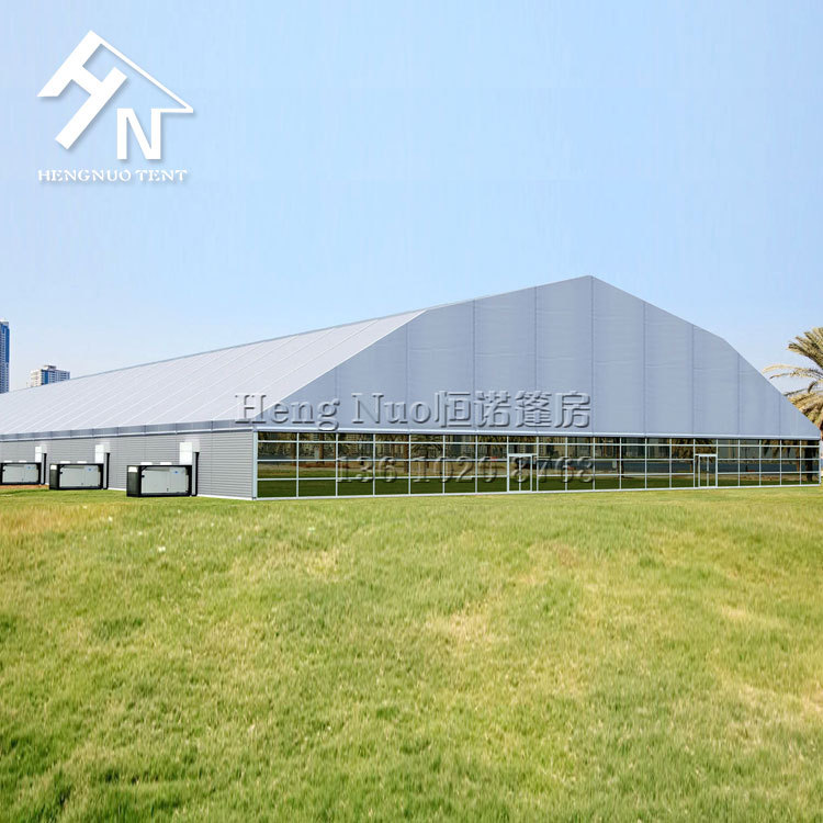 广州工厂直销弧形顶帐篷铝合金多拱形篷房出口全球可上门指导安装