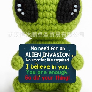 �羳��Ʒ Alien crochet plush toys �������hᘾ���ë�q���