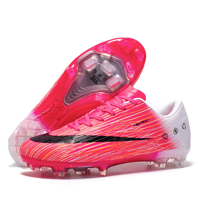 Zapatillas de Fútbol Juvenil TF AG TPU Malla Ligero para Césped Artificial