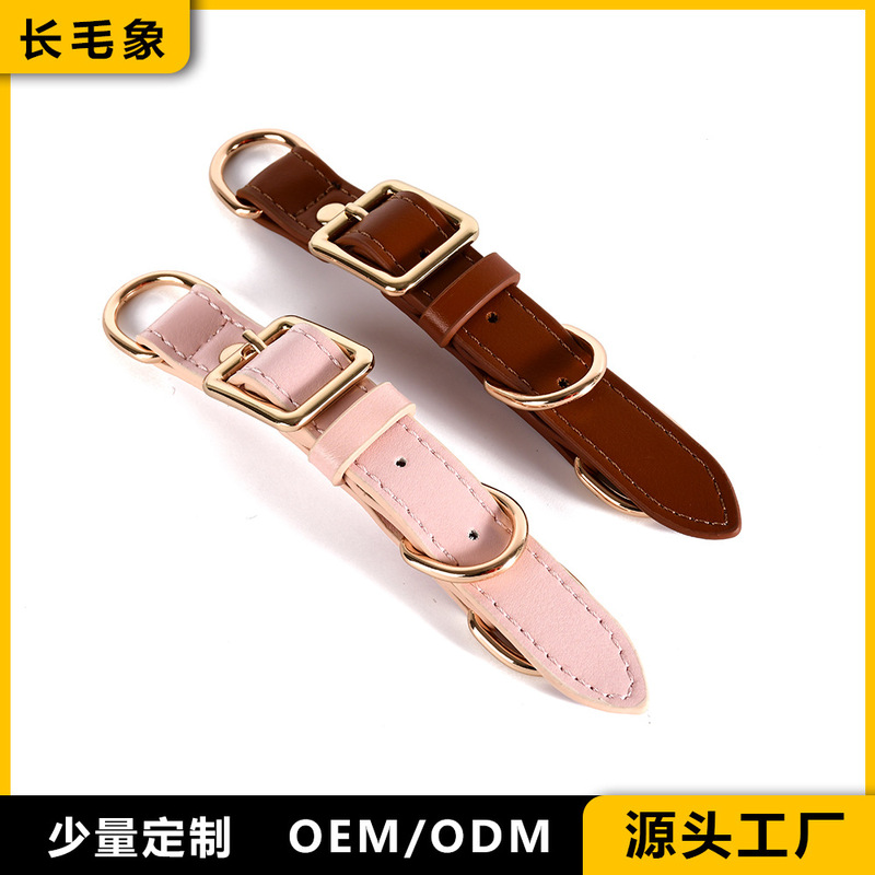 Spot Direct Sales Wholesale Hand-Woven Pet Collar Belt Buckle Adjustable Dog Collar Accessories for Small and Medium-Sized Dogs