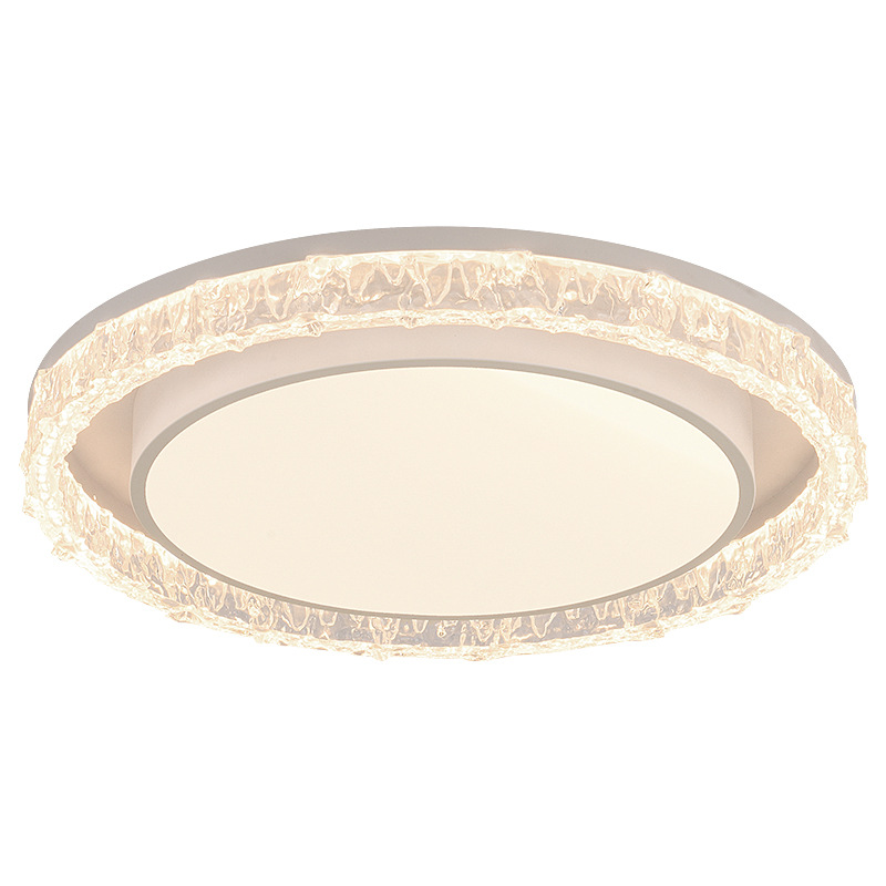 Gujia sala de estar lámpara de vestíbulo lámpara principal imitación de cristal lujoso estilo de lujo de alto nivel lámpara de dormitorio principal lámpara de estudio 357L
