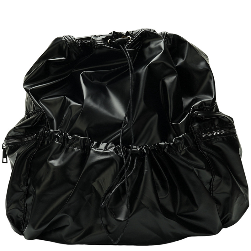 Mochila de nailon para mujer 2024 nuevo bolso de cubo de moda casual de gran capacidad mochila multifuncional para estudiantes de alta gama