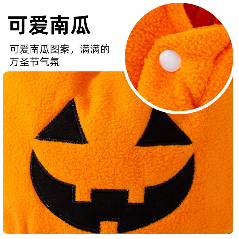Otoño e Invierno perro Halloween Navidad calabaza luz transformación traje divertido gato dos pies mascota peluche perro ropa
