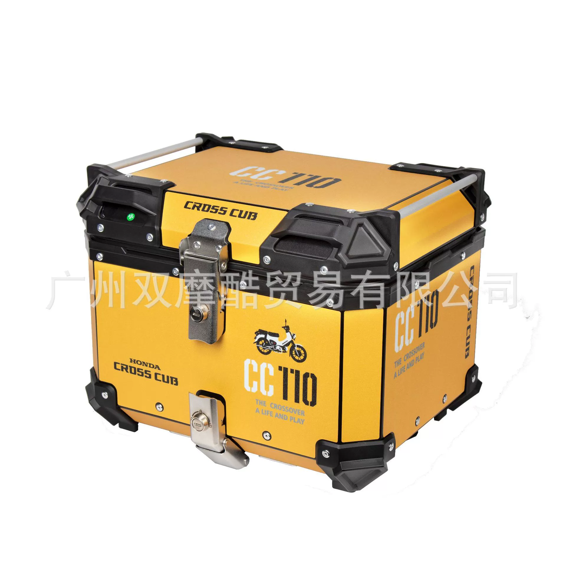 CC110 молодой заварной 36L/45L наклейка мотоцикл алюминиевый сплав багажник багажник автомобиля чемодан