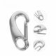 Wholesale 304316 Stainless Steel Egg-shaped Spring Buckle, Lobster Hook, Egg-shaped Shackle, Steel Wire Rope Quick-hang Shackle