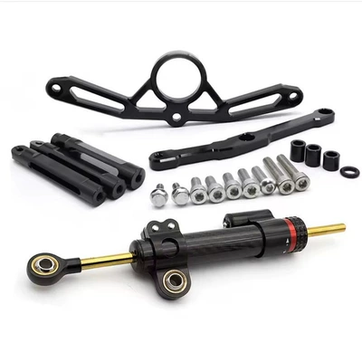 Motorcycle frame titanium size 2021-2023 steering - black-titanium-ruler-black-carbon-fiber-titanium-ruler