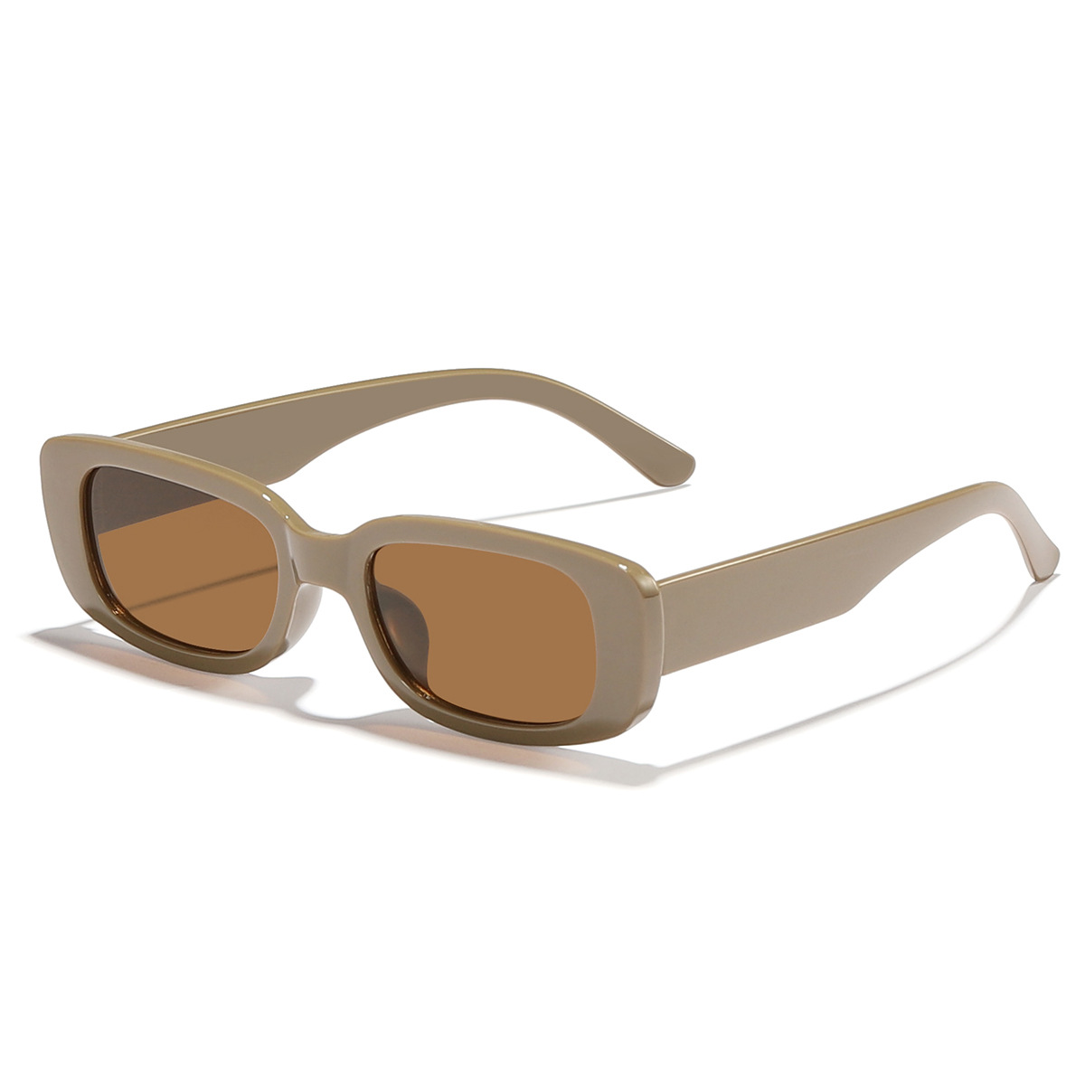 2021 nueva moda pequeño marco cuadrado gafas de sol jalea color gafas marco moda gafas de sol transfronterizo AliExpress 1224