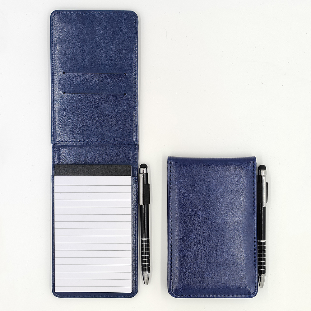 Bloc de notas portátil patentado A7, cuaderno pequeño con LOGO impreso, bloc de notas multifuncional, mini bloc de notas con solapa para bolsillo de pantalón.