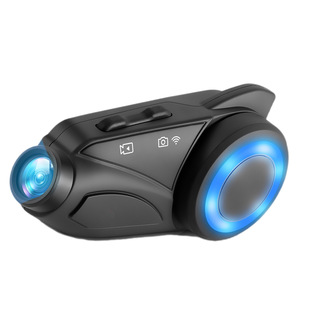 M3 Motorcycle Helmet Bluetooth Headset 6-Person Intercom with Cycling Recorder Camera Video Wifi Wireless Function