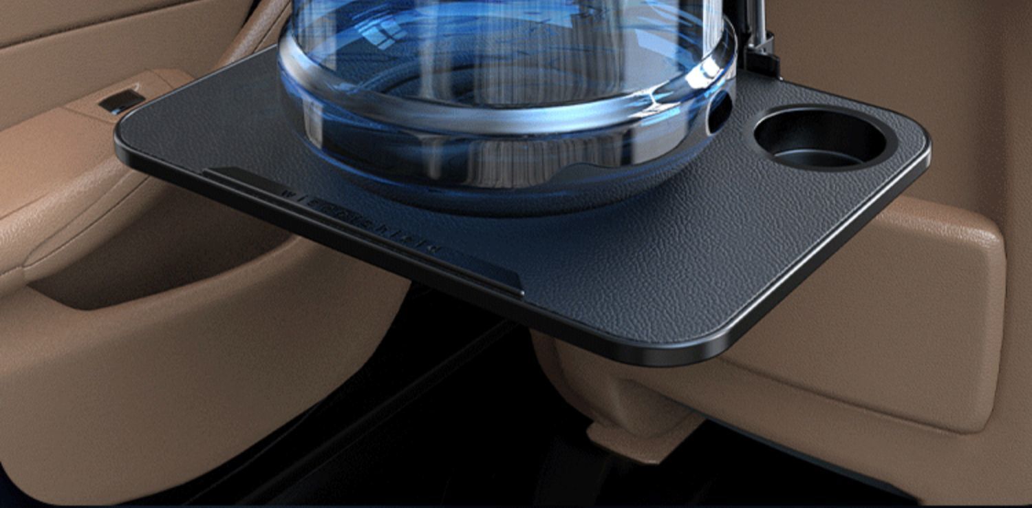 Car Small Table Board Car Rear Seat Office Dining Table Car Computer Folding Dining Storage Bracket