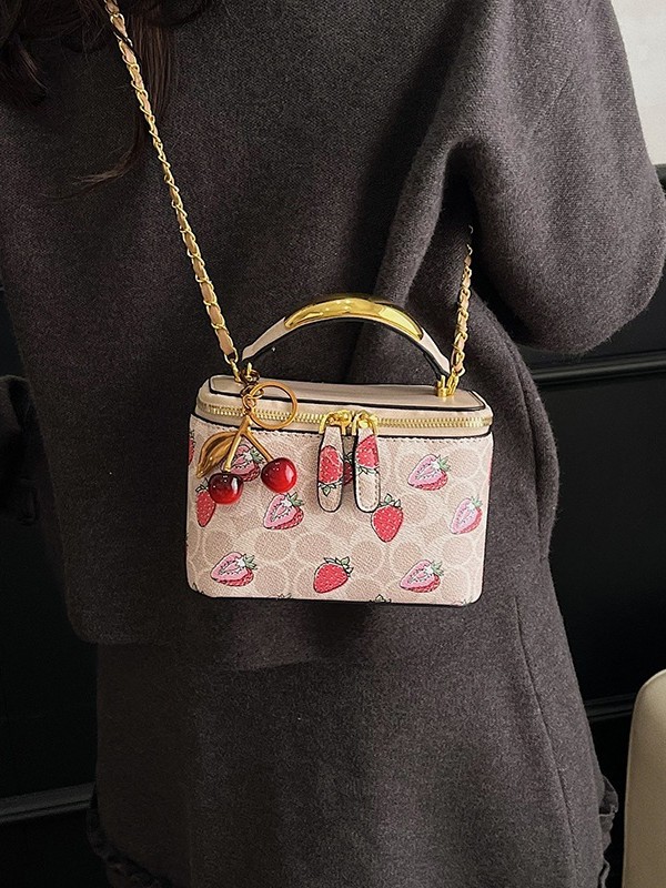 Nuevo comercio exterior transfronterizo de alta sensación de impresión caja de mano bolsos pequeños bolsos de moda lujosa bolsa de mochila exterior