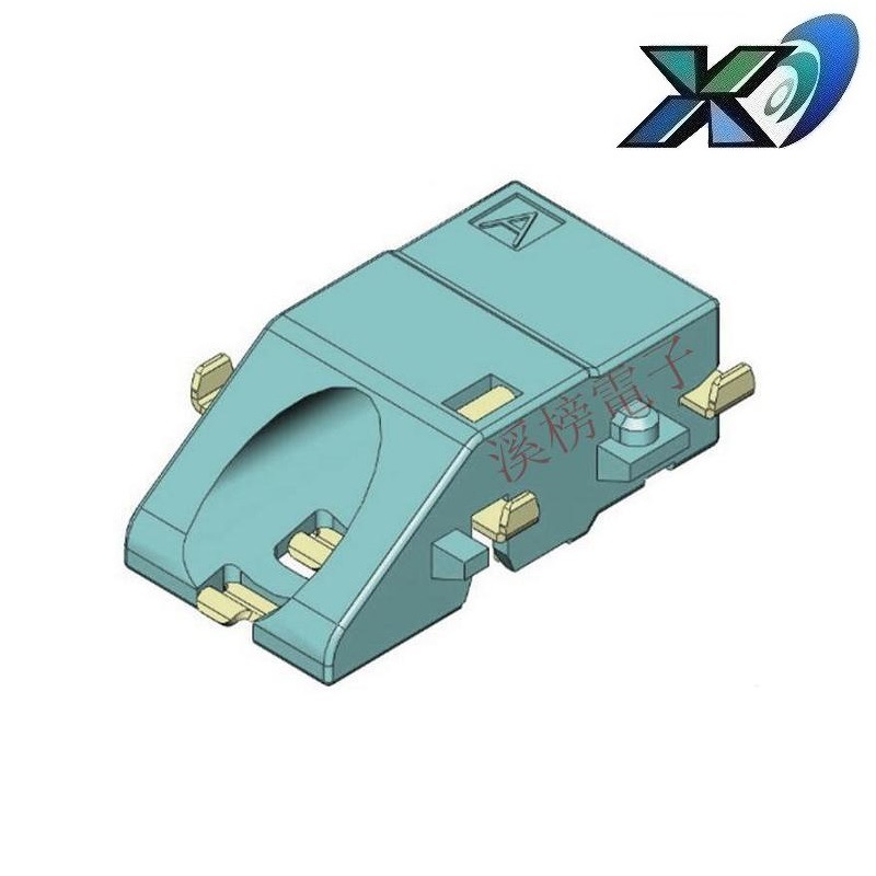笔记本耳机母座斜孔 平板电脑耳机插座 斜头 通讯耳机插孔斜边
