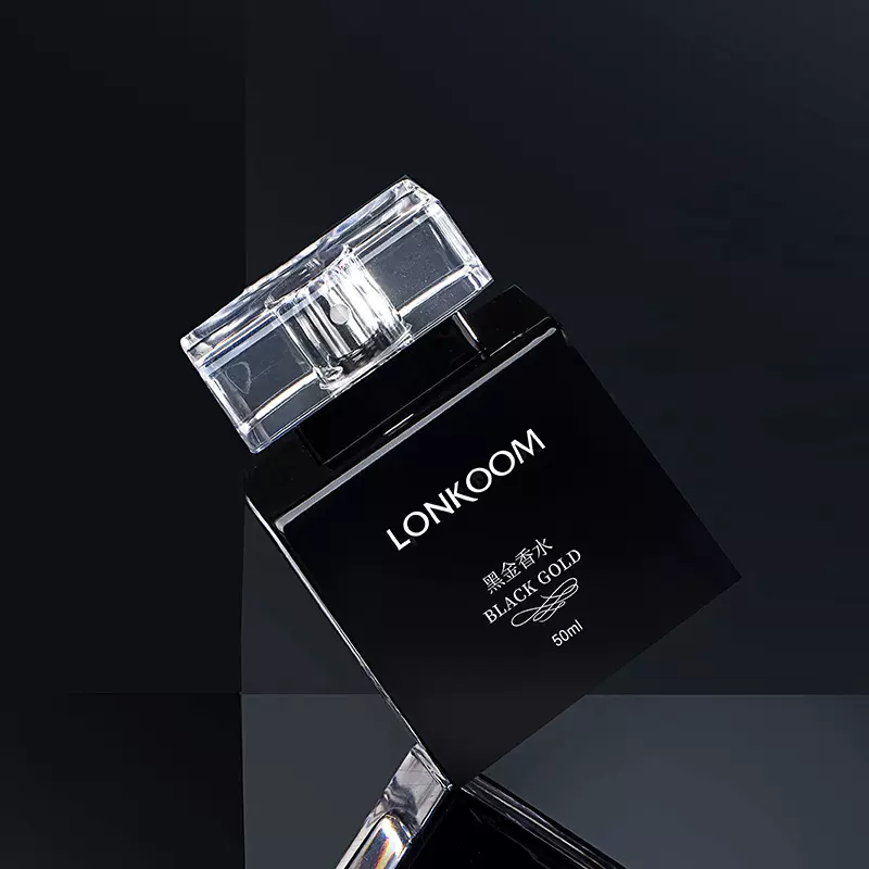 朗金男士香水持香淡香清新男香24K黑金50ml一件代发古龙香水批发