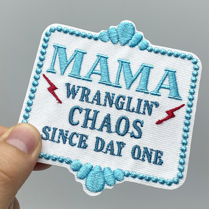 Mama母亲节主题刺绣布贴MAMA 赋能风格服饰包包帽子DIY装饰|undefined
