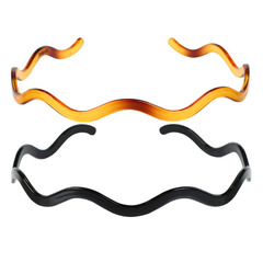 亞馬遜熱銷款PC料無齒波浪發捆發箍 韓版 洗臉小清新頭箍廠家直銷