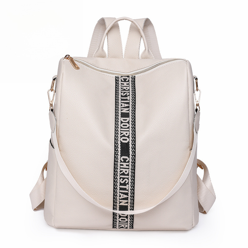 Mochila de viaje de moda 2024 mochila de alta calidad mochila de mujer europea y americana casual de moda de mediana edad sensación versátil nuevo