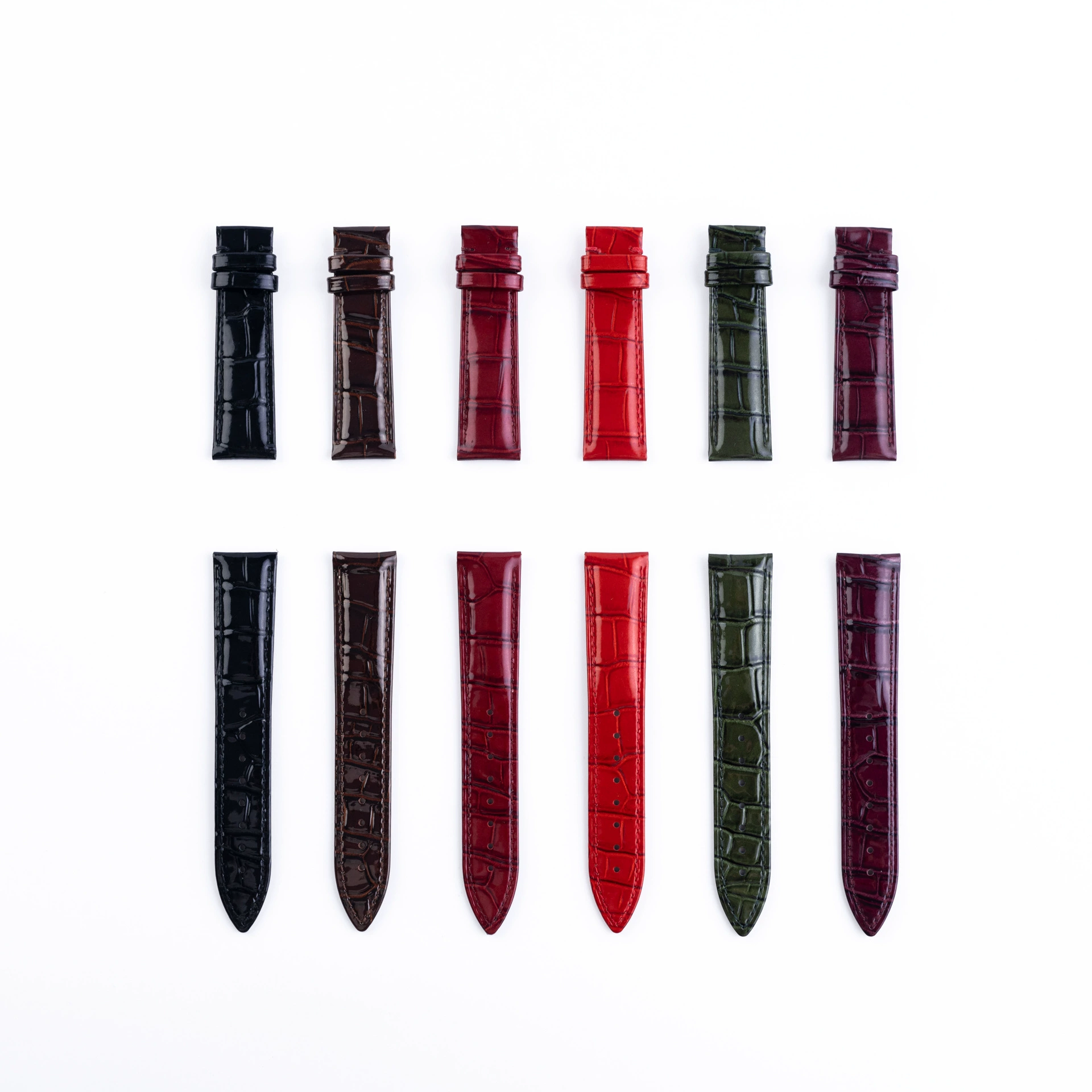 Оптовая Продажа с фабрики ремешок из воловьей кожи первого слоя ремешок для часов яркая поверхность льда бамбуковое соединение женский ремешок для часов удобный