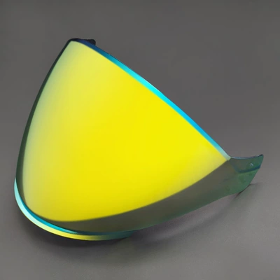 S30 Motorcycle Helmet Lens Is Suitable for G263/Jet-3 Half Helmet Lens Electroplated Sun Protection and Windproof Helmet Accessories (Dəbilqə (Kaska) aksesuarları) - s30-tea-gold