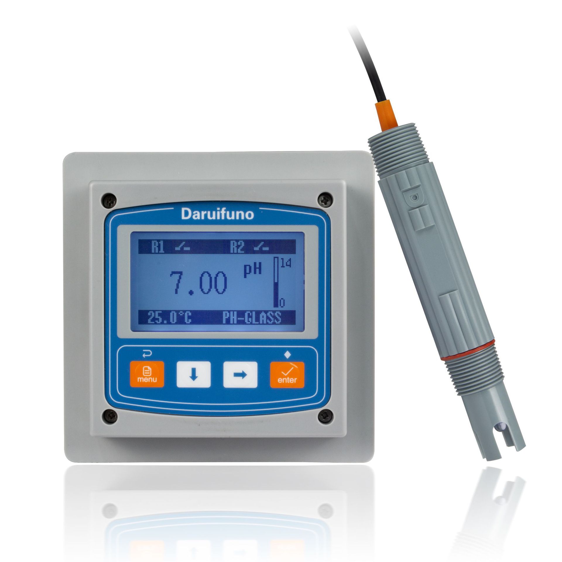 厂家现货220V排水管网监测4~20mA信号pH控制器酸碱度检测仪