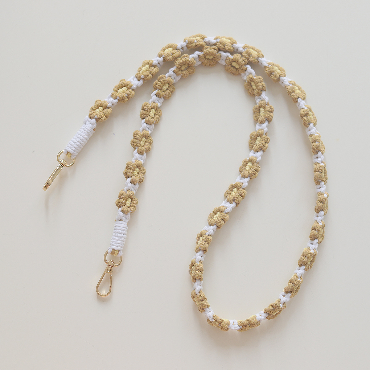 단색 - 카키 화이트