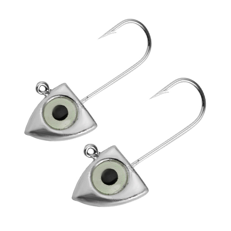 Luya micro-objeto raíz de pesca cabeza de plomo gancho cabeza de pescado luminosa pequeña raíz 2g-6g ultra-fino gancho tira estrecha puerta de gancho al por mayor