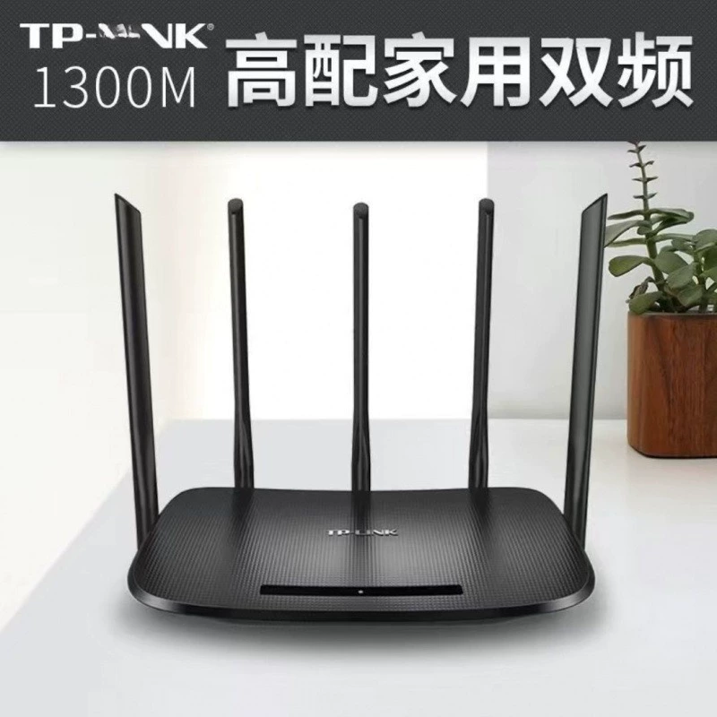 Двухдиапазонный беспроводной маршрутизатор TP-LINK65 гигабитный для дома, бывший в употреблении, 5G, настенный крепеж, аренда, три сети