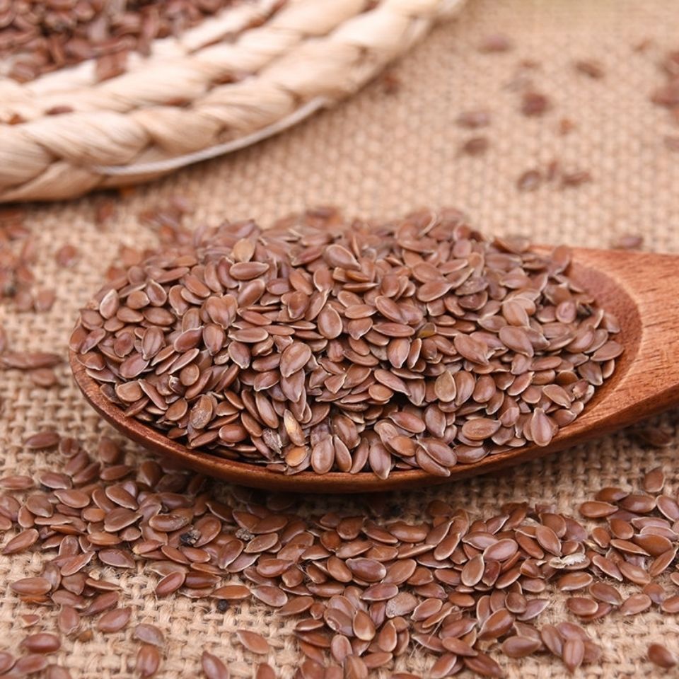 Flax Seed Ya Ma Zi 亚麻籽 Dried Linseed Whole Seeds 100g for Tea Soup and Culinary Use quality and texture