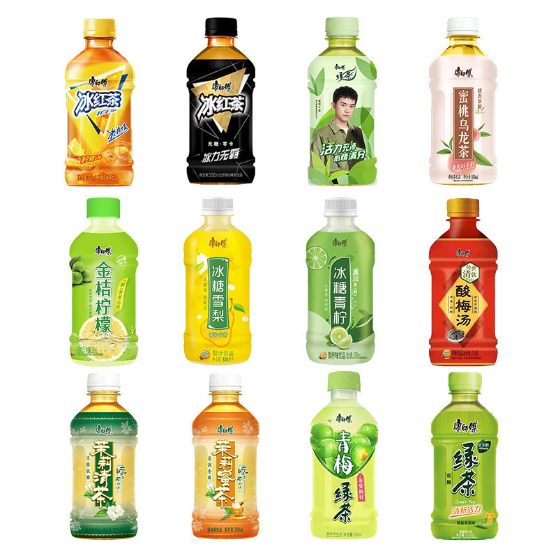 康师傅冰红茶特价夏天饮品茉莉蜜茶330ml瓶装绿茶多口味饮料整箱|undefined