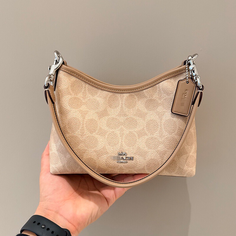 [High-End Version] Coach Laurel19 Mini Hobo Bag Handbag Underarm Bag Single Shoulder Crossbody Women's Bag