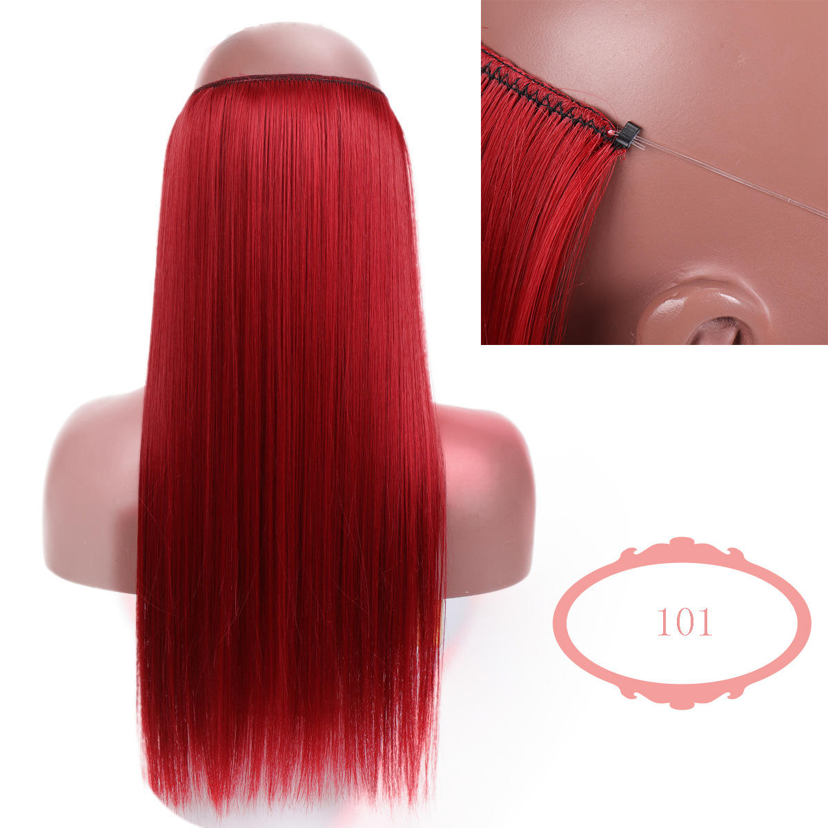 140g Weight Women's Retro Holiday High Temperature Wire Long Straight Hair Wigs