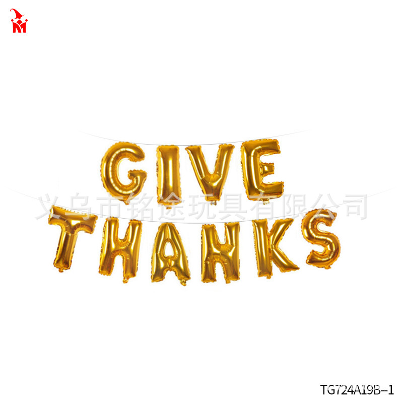 Acción de Gracias fiesta decoración traje de globo de Acción de Gracias accesorios de foto globo de película de aluminio globo de látex de Turquía