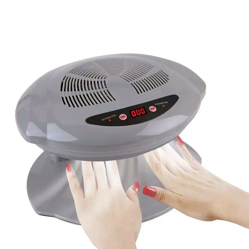 Colector de polvo de uñas de alta potencia con reposamanos para pulido de uñas en escritorio, incluye filtro de malla, aspiradora de polvo de uñas.