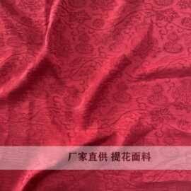 唐装汉服缎面提花刺绣夹棉加厚国风坎肩马甲面料童装女装