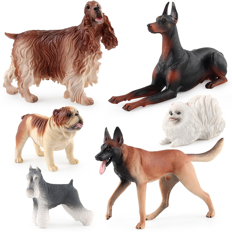 Original nuevo modelo de perro de simulación para niños hecho a mano estático perro mascota Golden Retriever VIP juguete de decoración sólida