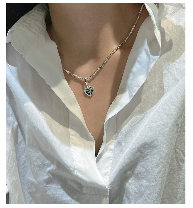 4g Weight Pendant Jewelry Making Type DIY Jewelry Accessories Classification 1 Piece Quantity 925 Sterling Silver Material Heart Shape Pattern Polishing Design Simple Style, Classic Style Style 1 Piece 925 Sterling Silver Heart Shape Pendant 1