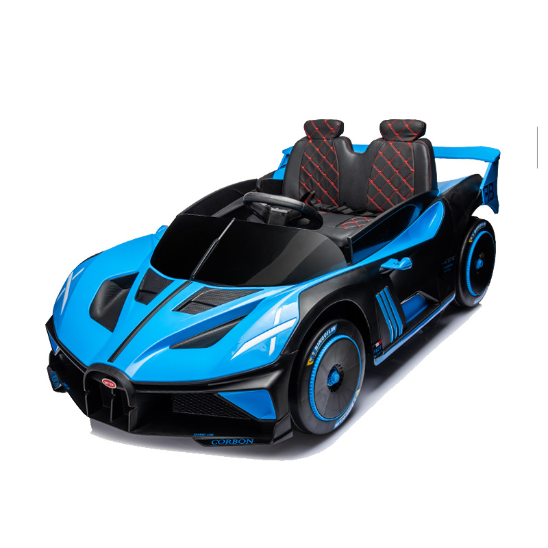 Coche eléctrico para niños coche de control remoto sentado bebé coche deportivo de cuatro ruedas entrega de una pieza coche de juguete recargable