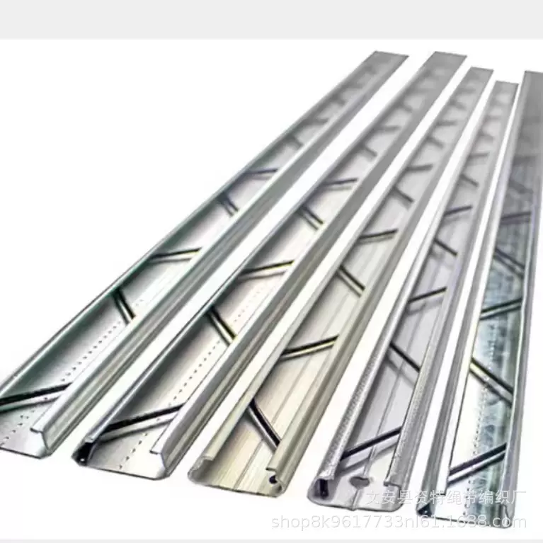 卡槽卡簧大棚全套配件镀铝锌加厚纳米铝合金窗户固定器塑料布压条