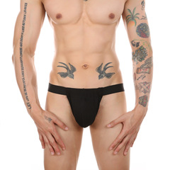 跨境男士Gay情趣內衣日式性感伸縮低腰單丁褲後空大囊袋內褲