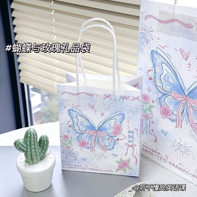 Original nuevo Sanliou cartel bolsa de regalo supermercado de compras regalos de almacenes convenientes bolsa de regalo conveniente