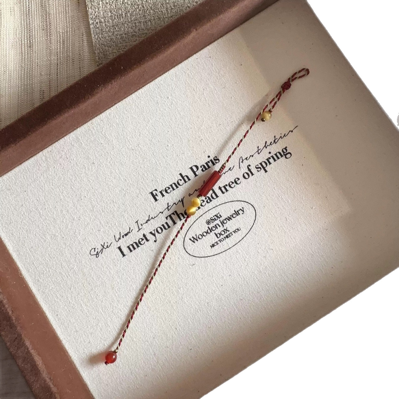 [All as Desired] Hand-Woven Bracelets That Rise Steadily, Woven Gold Tiger Eye Bracelets, Red Agate Bracelets as Gifts
