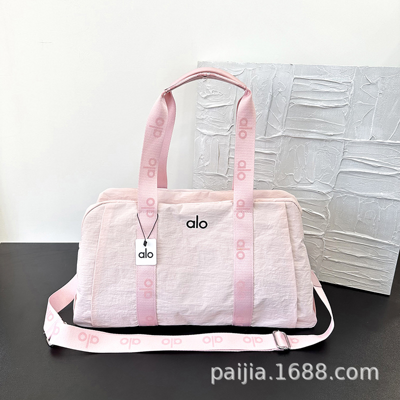 Alo bolsa de ejercicio bolsa de viaje ligera impermeable multifuncional gran capacidad bolsa de equipaje portátil de corta distancia bolsa de mano de estudiantes