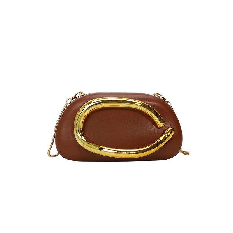 Fashion Ins Clutch Evening Bag Elegant Niche Design Shoulder Bag For Women Korean Style Versatile Chain Crossbody Bag - Thumbnail 5